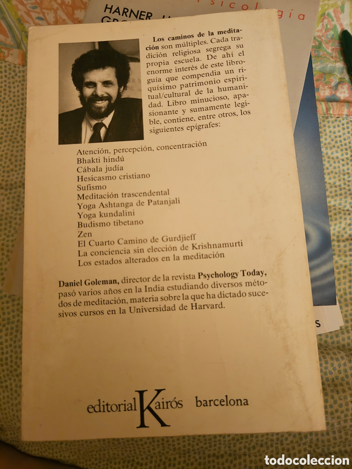 Libros de segunda mano: Los caminos de la meditaci&oacute;n, Daniel Goleman - Foto 2