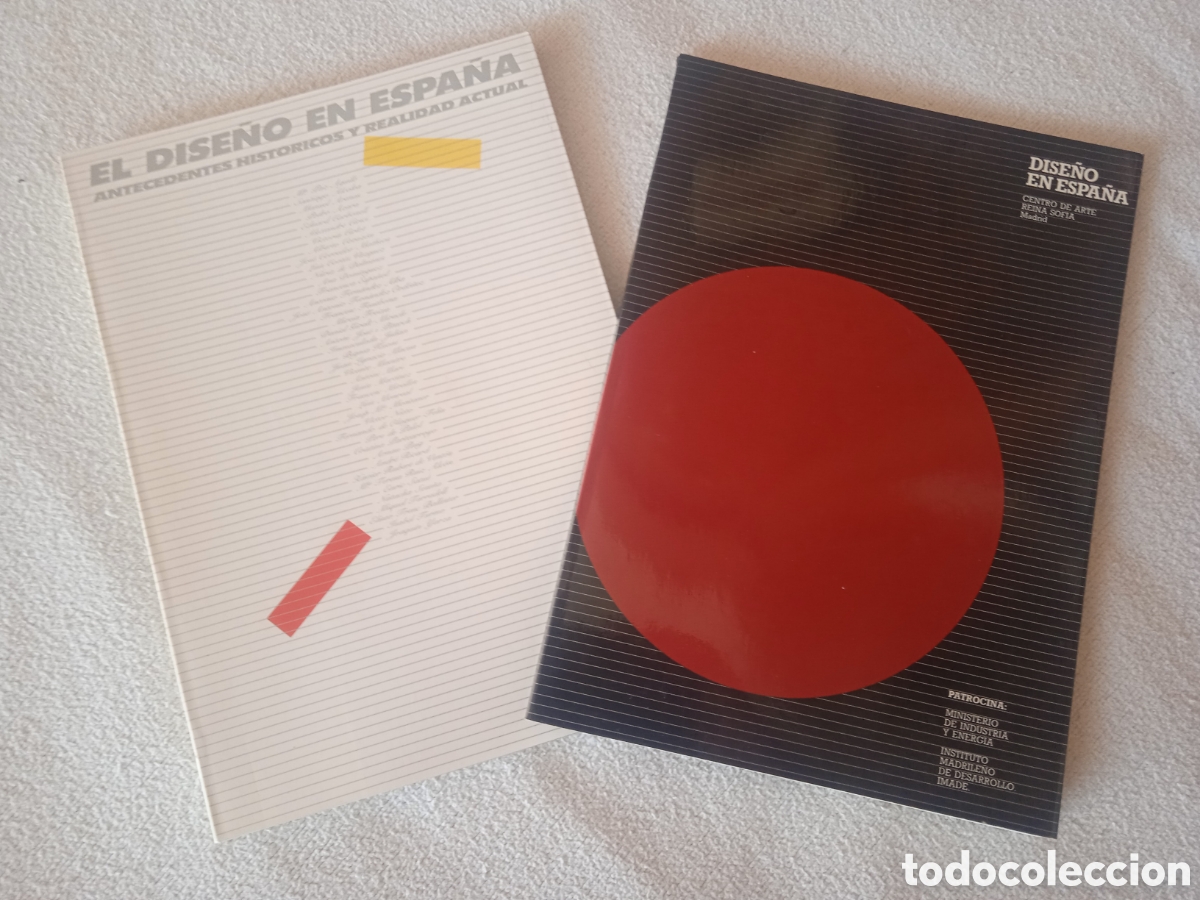 Gebrauchte B&uuml;cher: EL DISE&Ntilde;O EN ESPA&Ntilde;A, ANTECEDENTES HIST&Oacute;RICOS Y REALIDAD ACTUAL (2 TOMOS) 1985