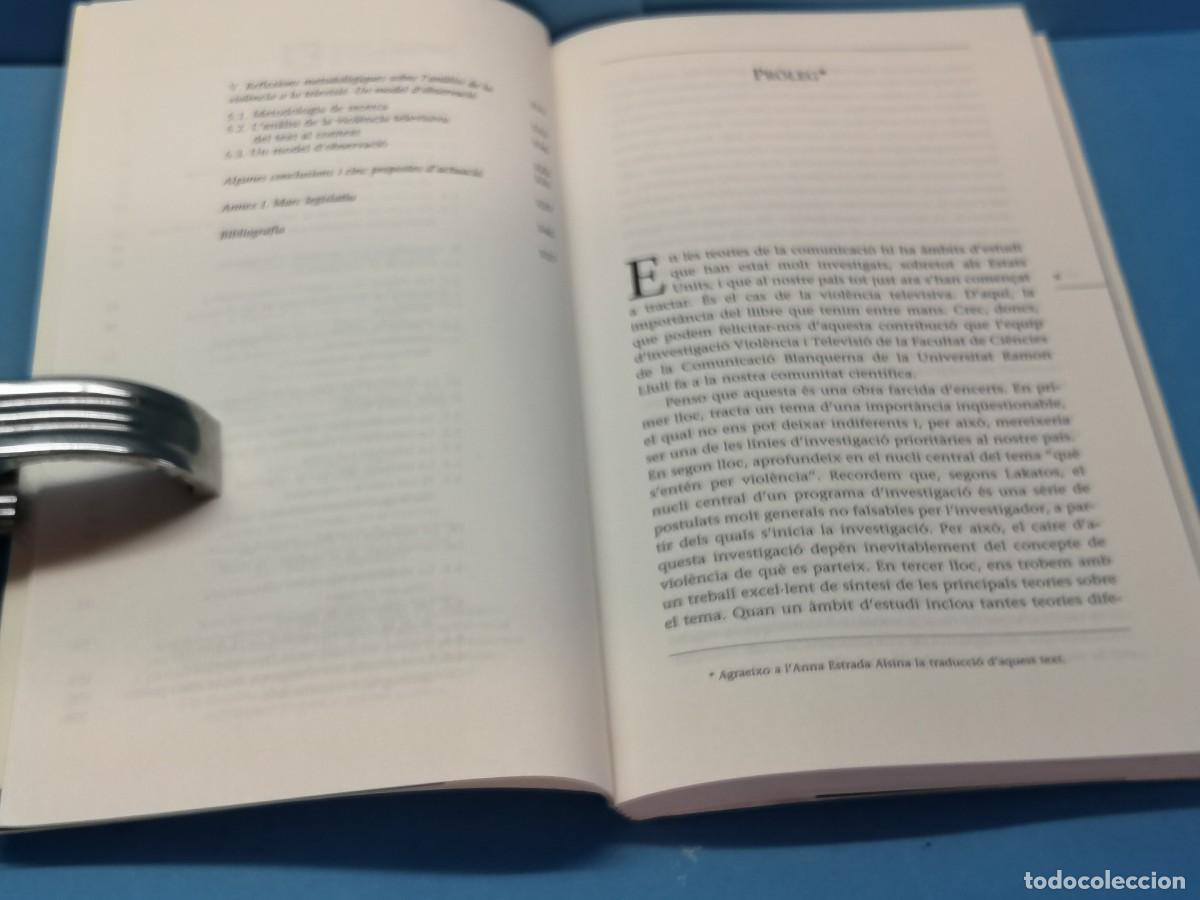 Libros de segunda mano: La viol&eacute;ncia en la mirada. Lan&aacute;lisi de la viol&eacute;ncia a la televisio.- VV.AA - Foto 4