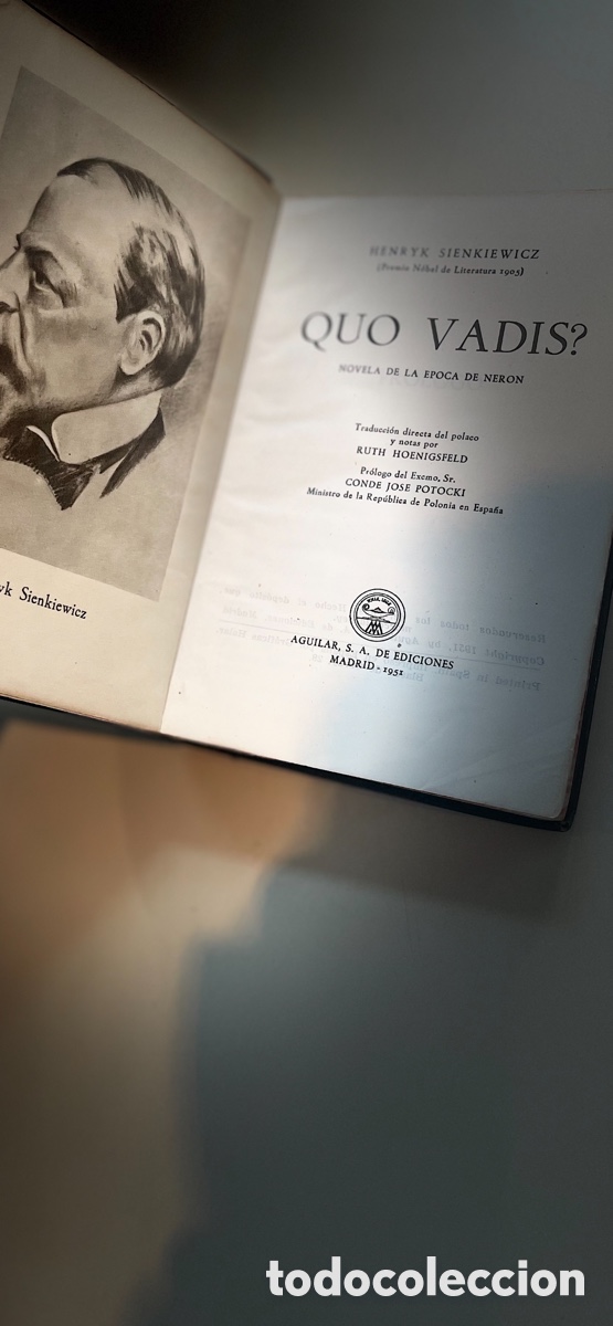 Libros de segunda mano: Quo Vadis, Sienkiewicz joya aguilar - Foto 7
