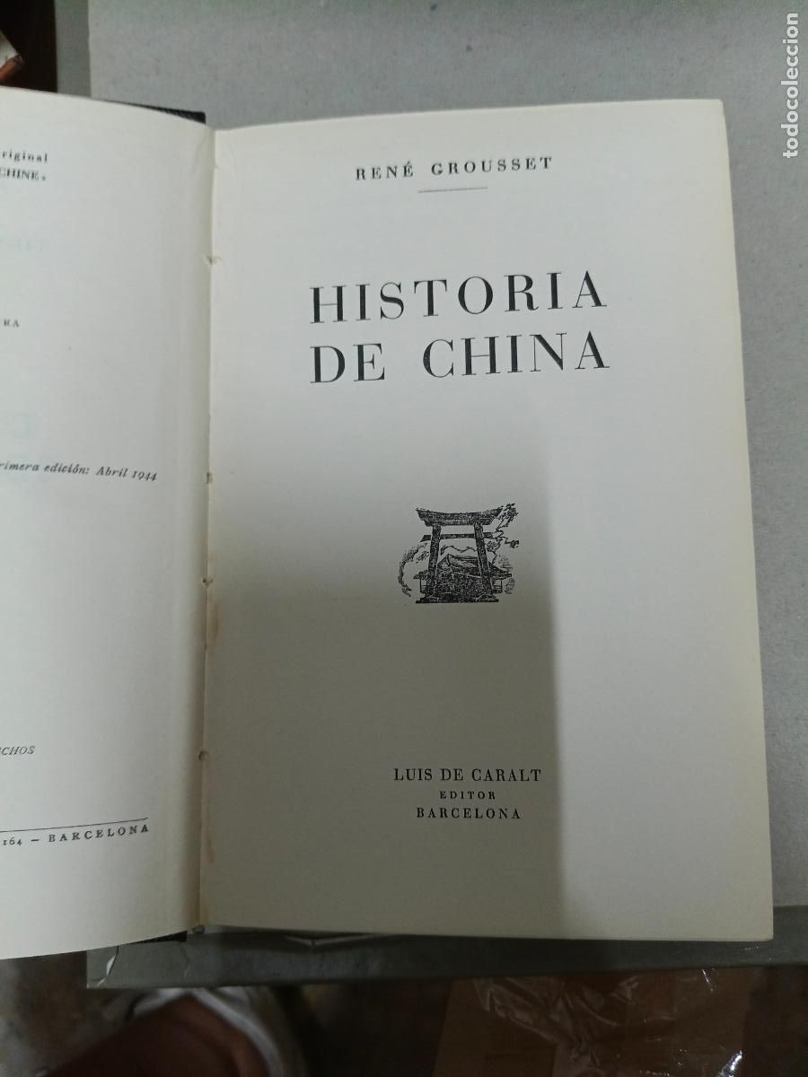 Libros de segunda mano: Historia de China. Ren&eacute; Grousset - Foto 3