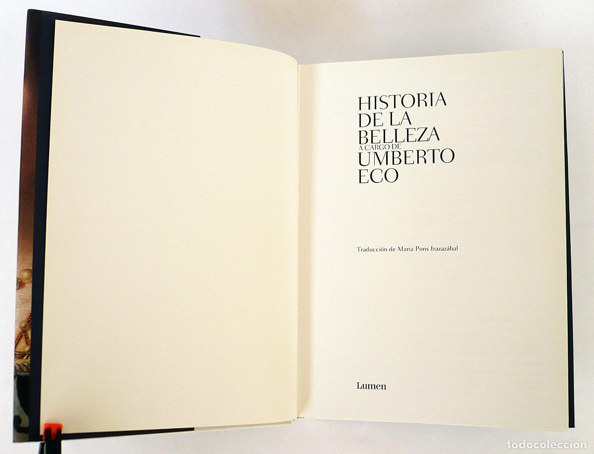 Libros de segunda mano: Historia de la belleza, Umberto Eco - Foto 4