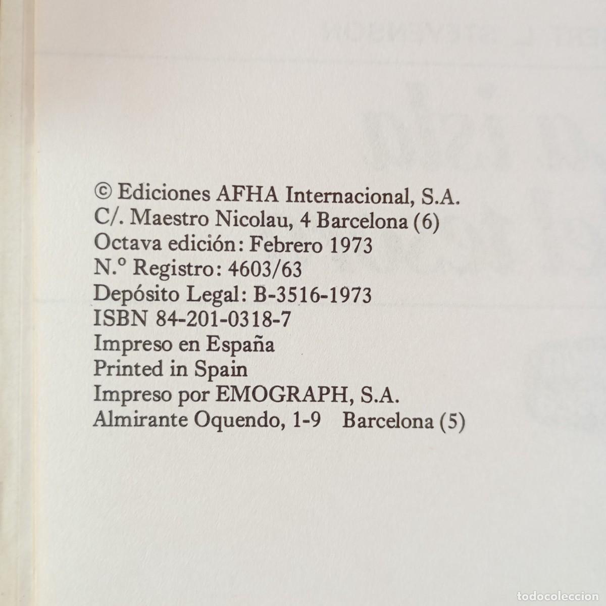 Libros de segunda mano: LA ISLA DEL TESORO - ROBERT L. STEVENSON - NUEVO AURIGA - 1973 / 981 - Foto 4