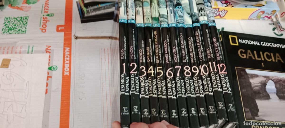 Libros de segunda mano: MM LIBRO Tesoros de Espa&ntilde;a Colecci&oacute;n Completa 12 Tomos - Espasa - Foto 1
