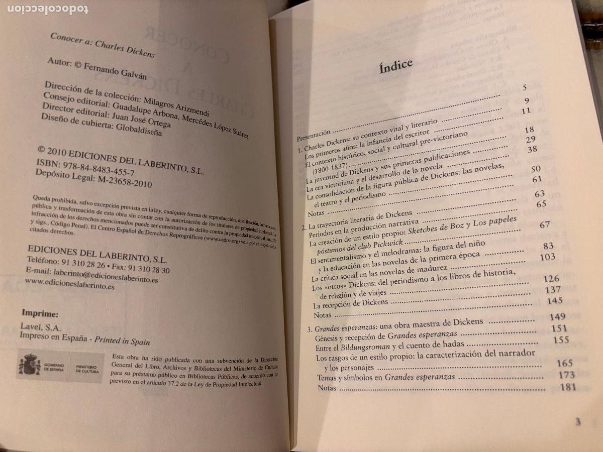 Libros de segunda mano: Charles Dickens, 1812-1870. Fernando Galv&aacute;n - Foto 3