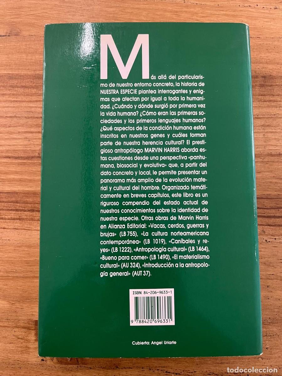 Libros de segunda mano: Nuestra Especie (Marvin Harris) - Foto 2