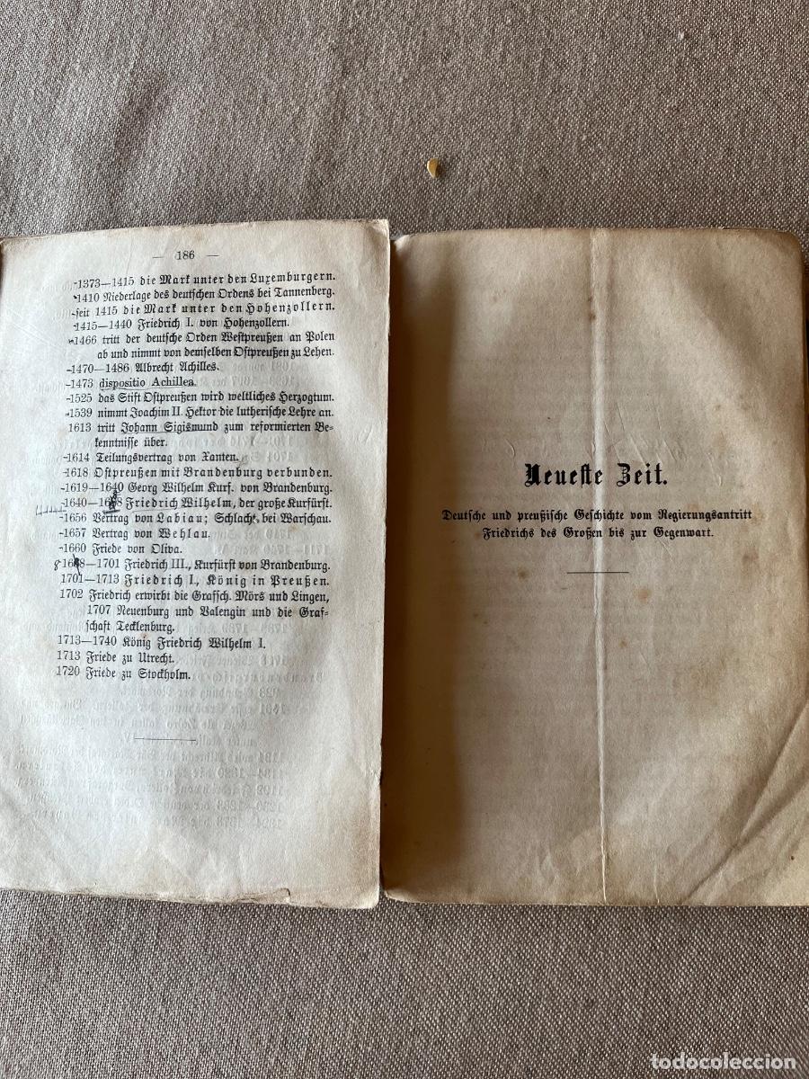 Libros de segunda mano: Libro escolar de Historia en alem&aacute;n del siglo XIX - Foto 4