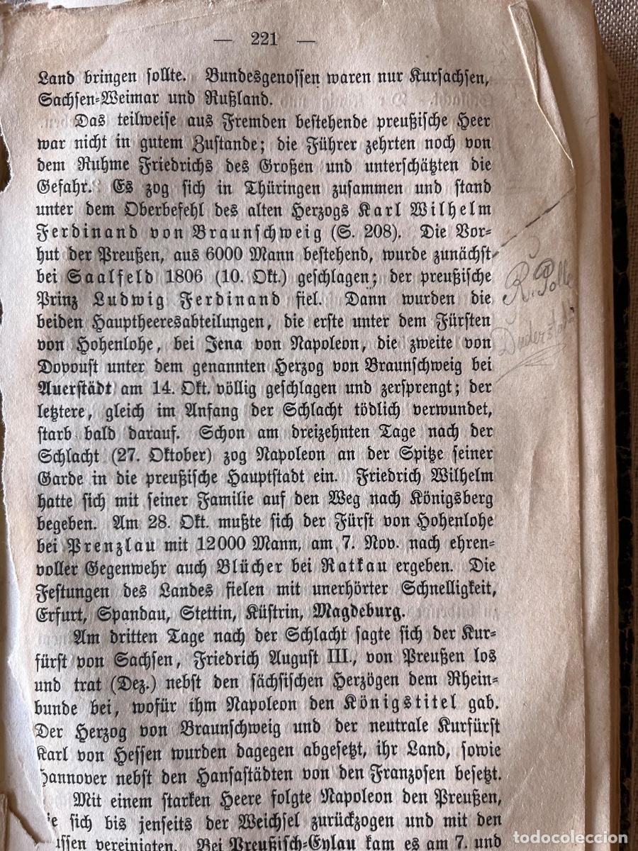 Libros de segunda mano: Libro escolar de Historia en alem&aacute;n del siglo XIX - Foto 7