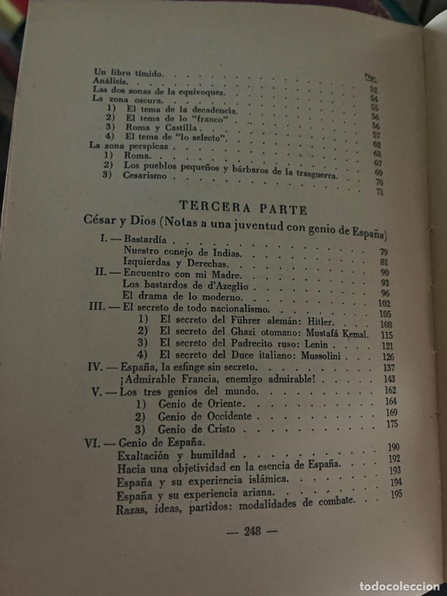 Libros de segunda mano: GIMENEZ CABALLERO. GENIO DE ESPA&Ntilde;A. 1939. - Foto 4