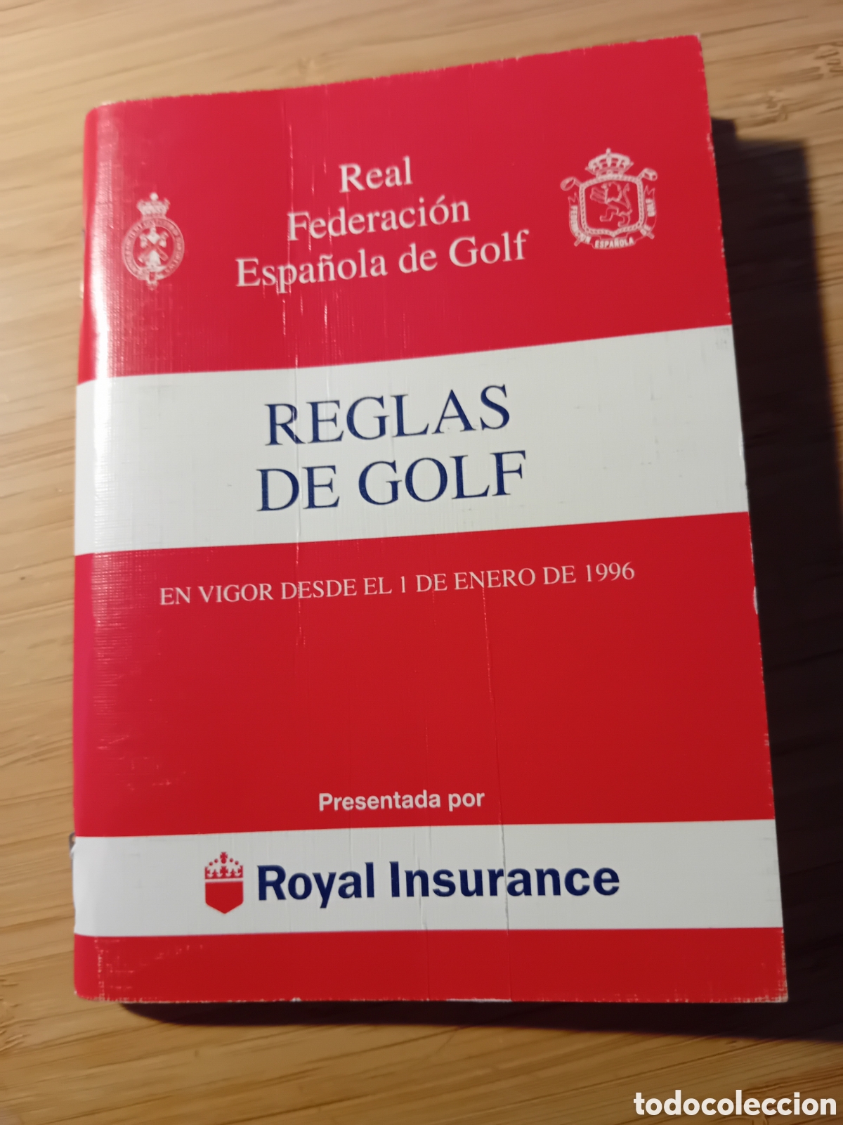 Livres d'occasion: Reglas de Golf en vigor desde enero 1996. Real Federaci&oacute;n Espa&ntilde;ola de Golf