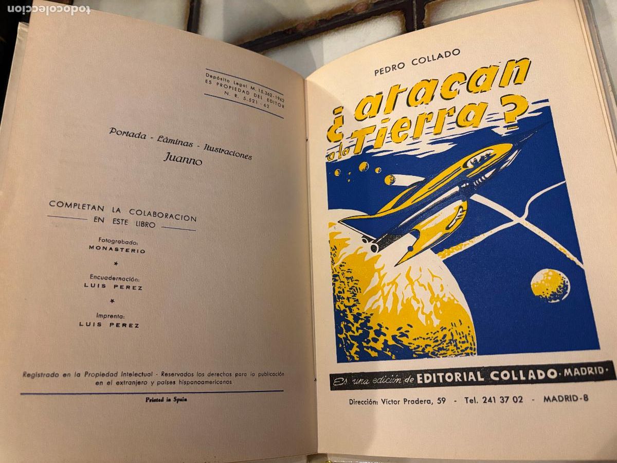 Libros de segunda mano: &iquest;Atacan a la tierra? Pedro Collado - Foto 3