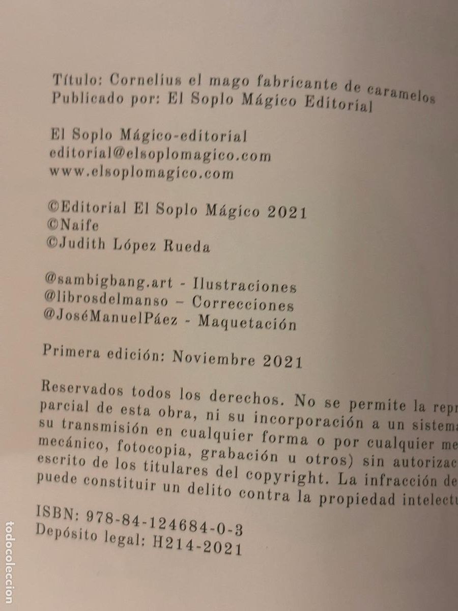 Libros de segunda mano: El mago fabricante de caramelos. Cornelius. - Foto 3