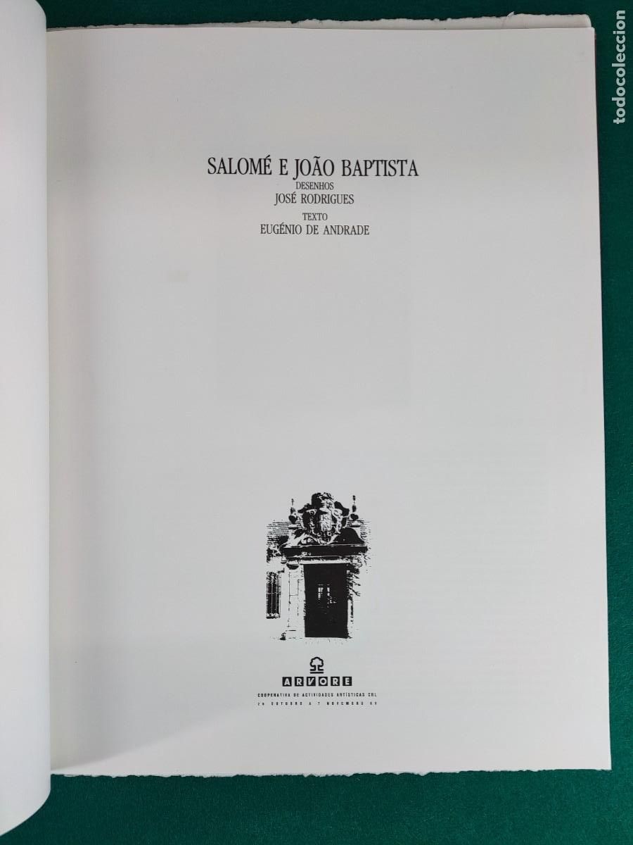 Libros de segunda mano: SALOM&Eacute; E JOAO BAPTISTA / EUG&Eacute;NIO DE ANDRADE / 1989 - Foto 4