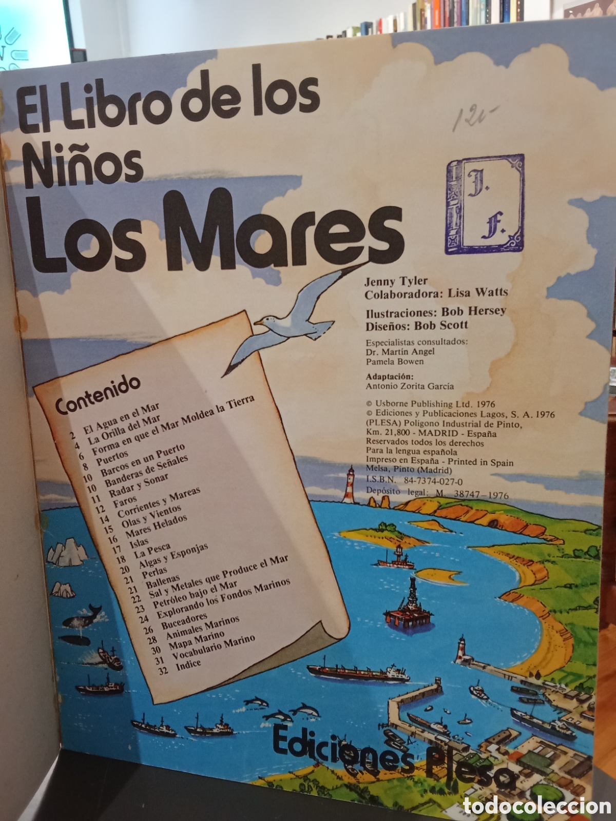 Libros de segunda mano: El libro de los ni&ntilde;os Los Mares - Ediciones Plesa - 1976 - Foto 3