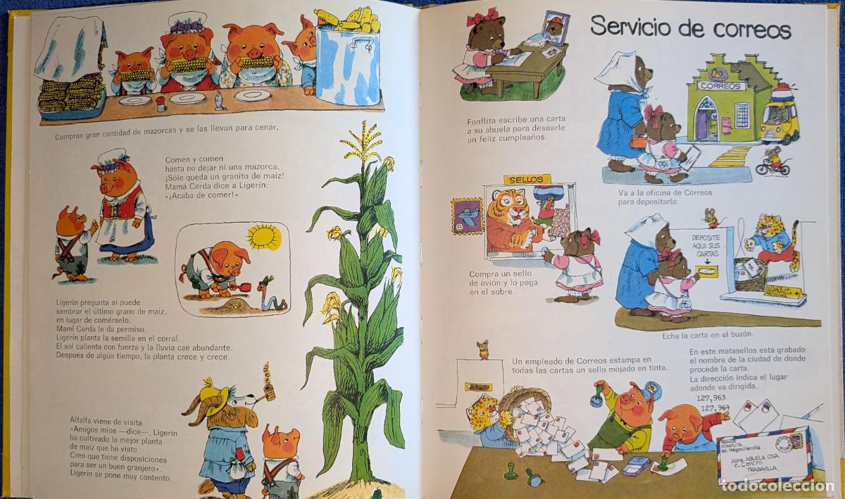 Libros de segunda mano: Mi primer gran libro para aprender - Richard Scarry - Bruguera (1972) - Foto 4