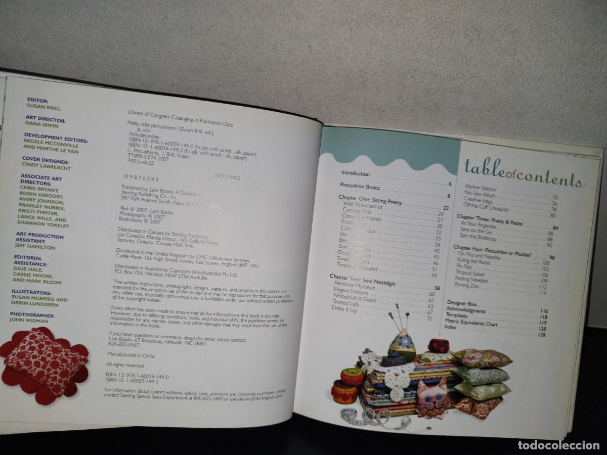 Libros de segunda mano: 155- PRETTY LITTLE PICUSHIONS - LARK BOOKS - 2007 - Foto 5