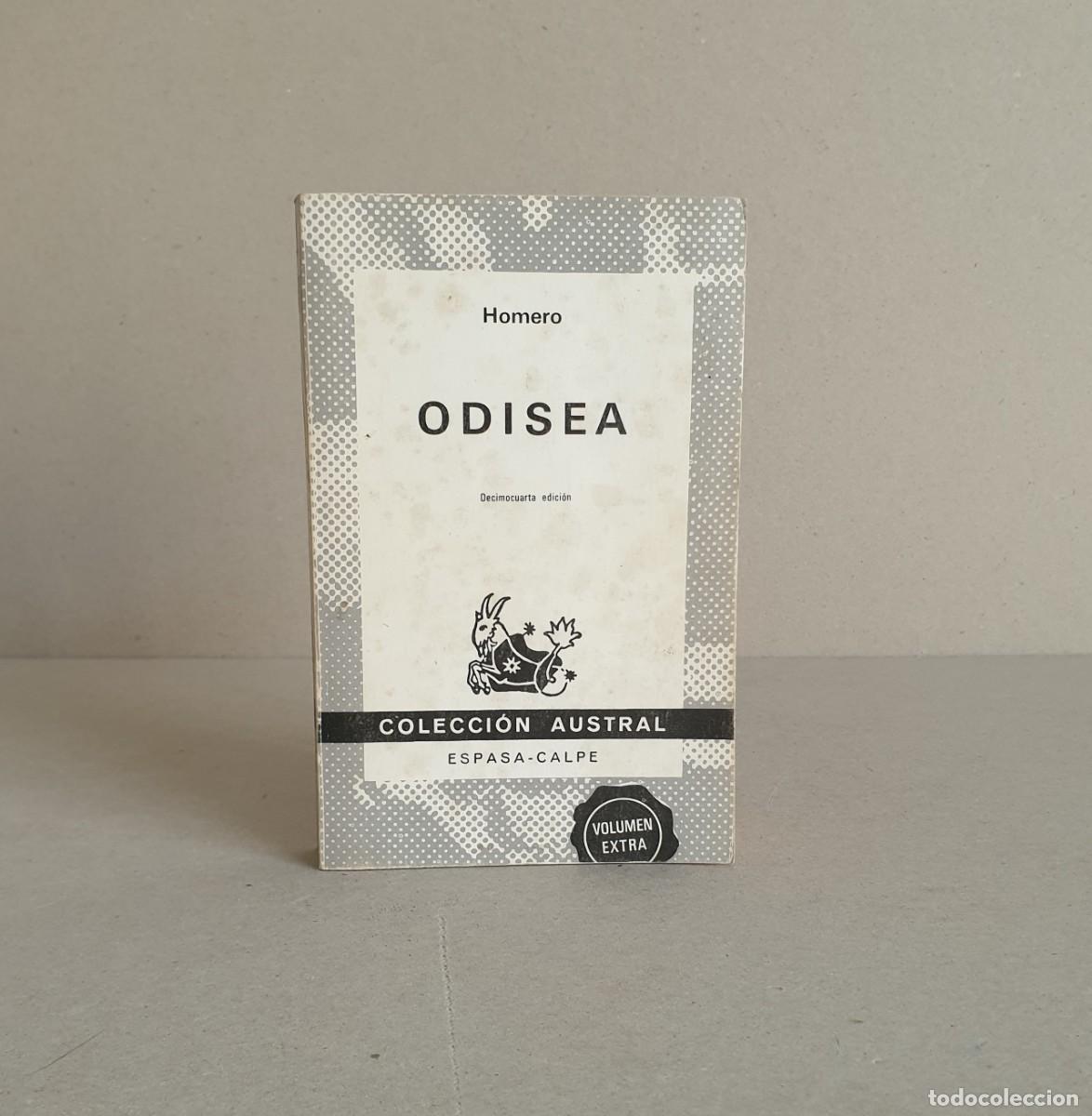 Libros de segunda mano: Odisea. Homero. Espasa-Calpe - Foto 1
