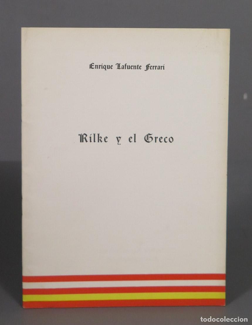 Libros de segunda mano: RILKE Y EL GRECO. LAFUENTE FERRARI - Foto 1