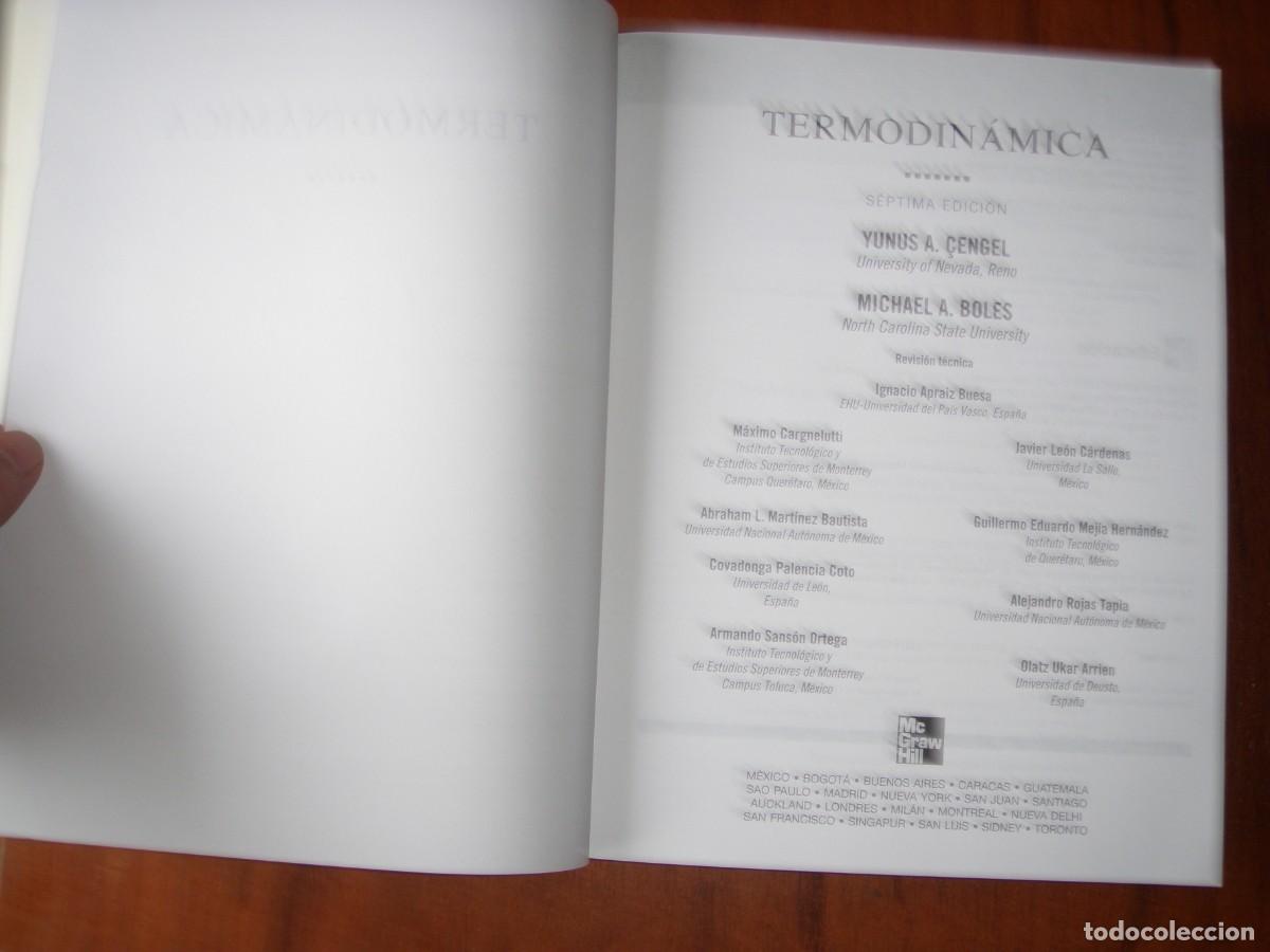 Libros de segunda mano: TERMODINAMICA MC GRAW HILL - Foto 3
