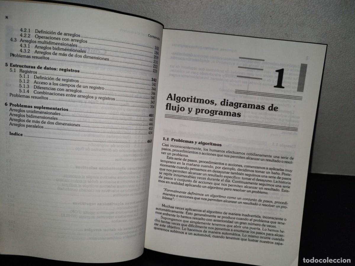 Libros de segunda mano: 155- METODOLOG&Iacute;A DE LA PROGRAMACI&Oacute;N. ALGORITMOS, DIAGRAMAS DE FLUJO Y PROGRAMAS - ALFAOMEGA - Foto 13