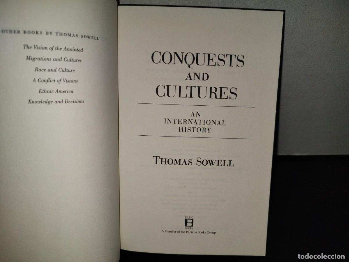 Libros de segunda mano: 155- CONQUESTS AND CULTURES - THOMAS SOWELL - BASIC BOOKS, FIRST EDITION 1998 - Foto 4