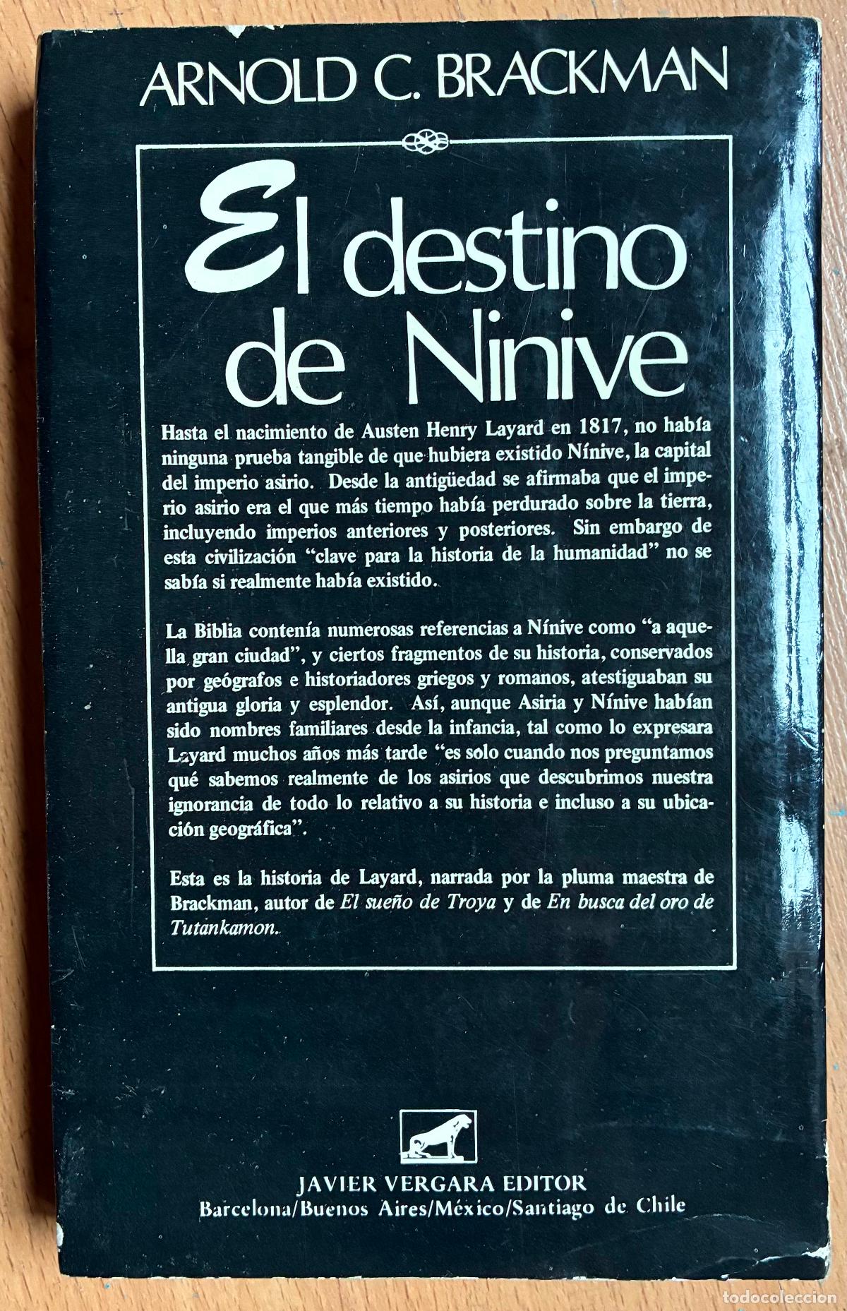 Libros de segunda mano: EL DESTINO DE NINIVE, Arnold C. Brackman - Foto 2
