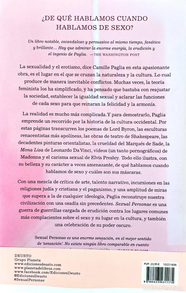 Libros de segunda mano: SEXUAL PERSONAE. Camille Paglia. - Foto 2