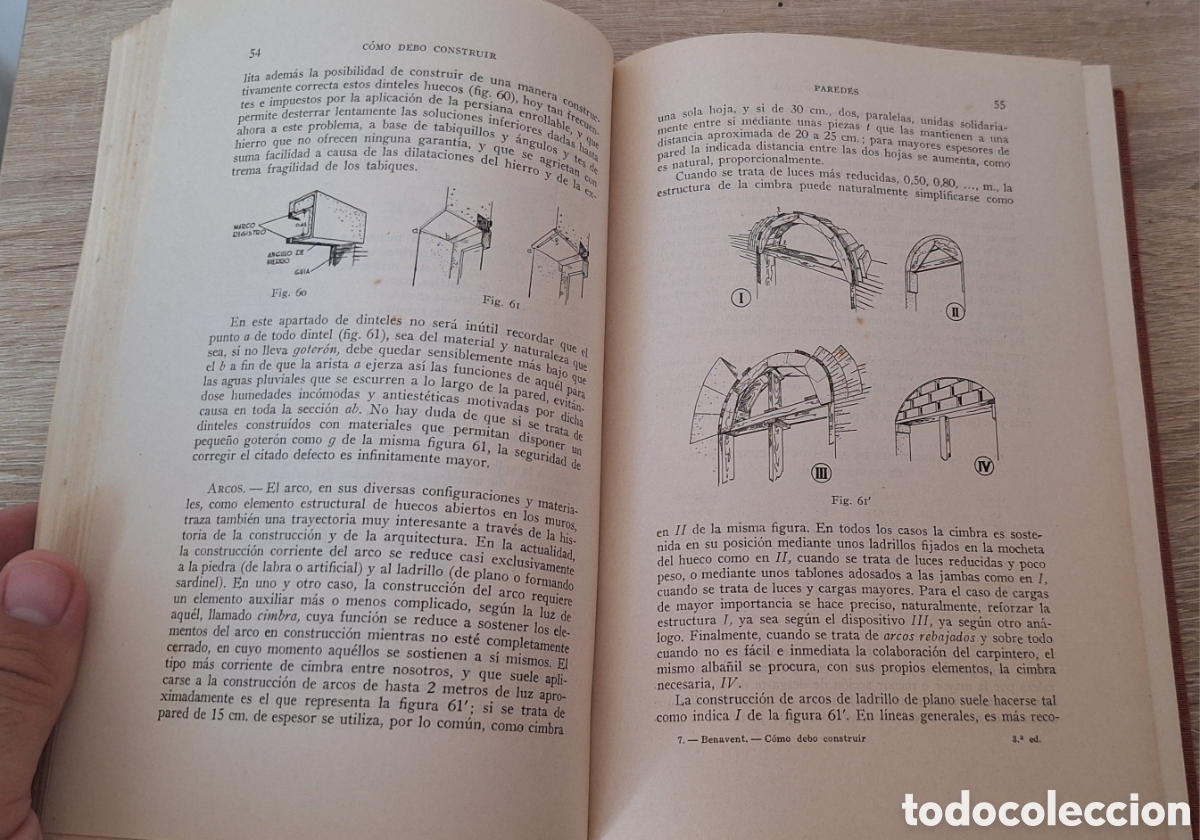 Libros de segunda mano: Libro Como Debo Construir - Manual Pr&aacute;ctico de la Construcci&oacute;n de Edificios - Pedro Benavent - - Foto 7