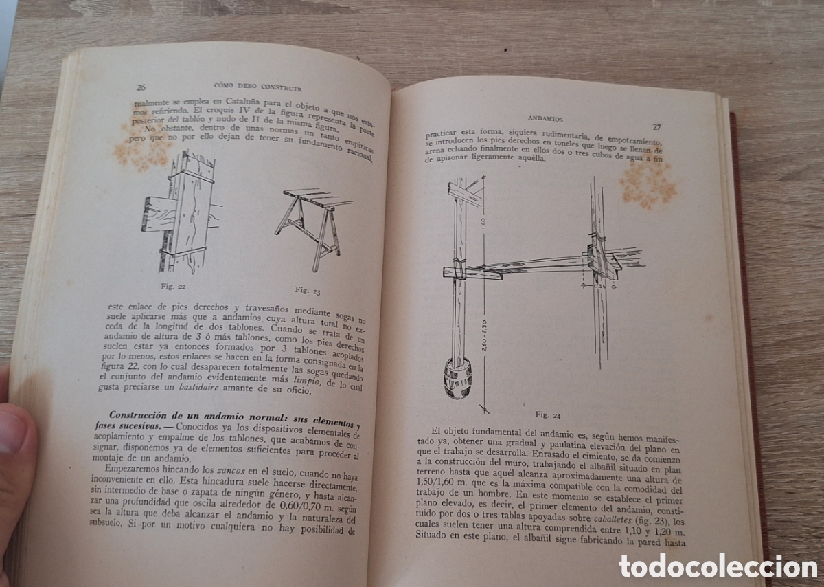 Libros de segunda mano: Libro Como Debo Construir - Manual Pr&aacute;ctico de la Construcci&oacute;n de Edificios - Pedro Benavent - - Foto 8