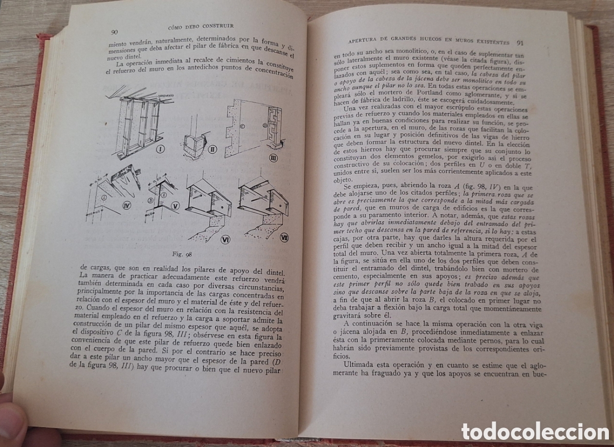 Libros de segunda mano: Libro Como Debo Construir - Manual Pr&aacute;ctico de la Construcci&oacute;n de Edificios - Pedro Benavent - - Foto 12