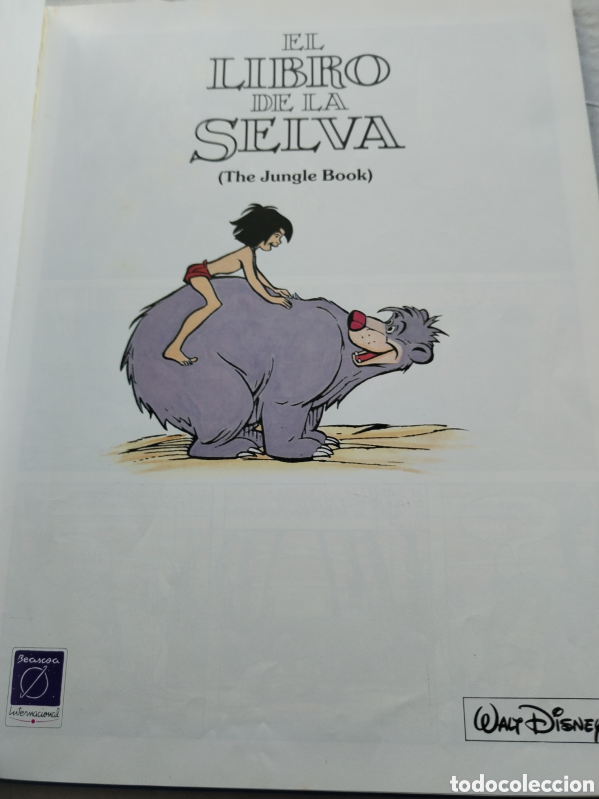 Libros de segunda mano: EL LIBRO DE LA SELVA/DISNEY EDICION BILINGUE - Foto 2