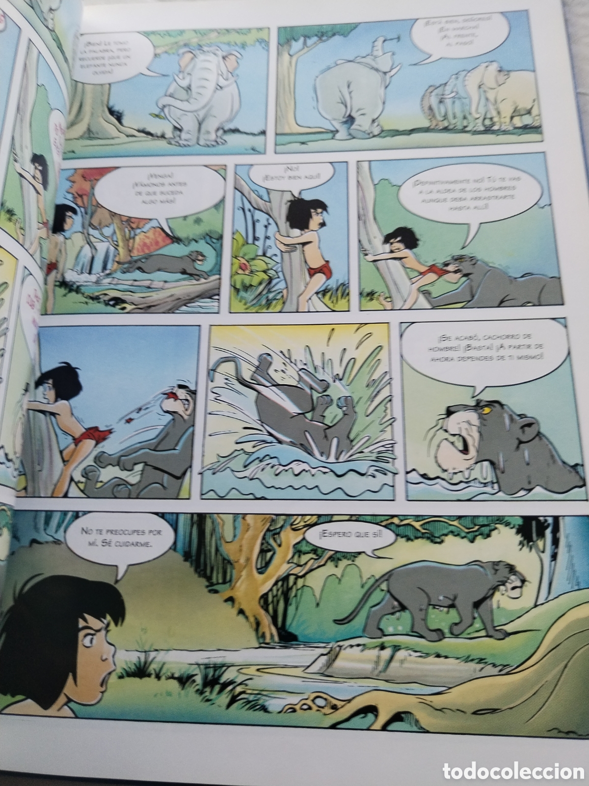 Libros de segunda mano: EL LIBRO DE LA SELVA/DISNEY EDICION BILINGUE - Foto 3