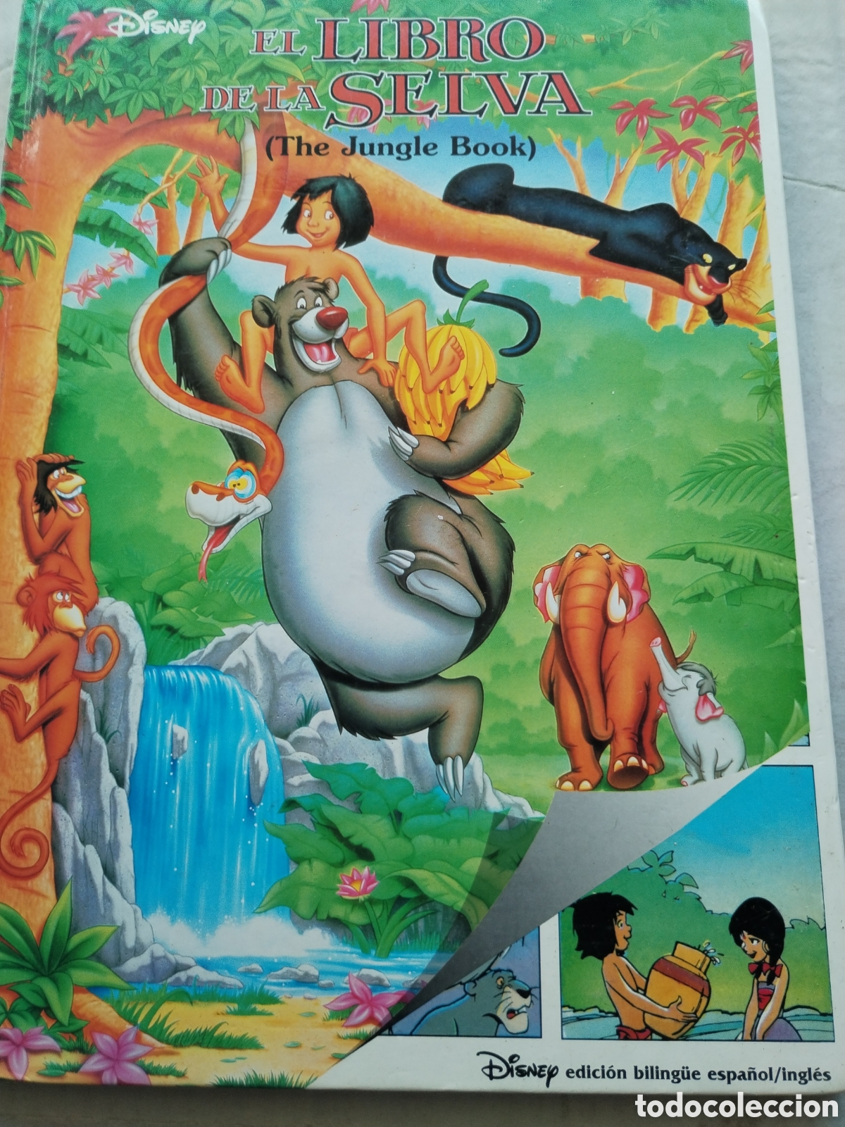 Libros de segunda mano: EL LIBRO DE LA SELVA/DISNEY EDICION BILINGUE - Foto 1
