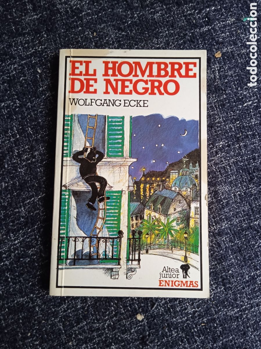 Libri di seconda mano: EL HOMBRE DE NEGRO / WOLFGANG ECKE - edita: ALTEA JUNIOR ENIGMAS