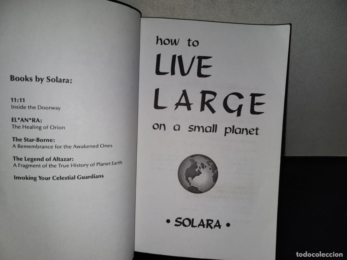 Libros de segunda mano: 155- HOW TO LIVE LARGE ON A SMALL PLANET - SOLARA - 1996 - Foto 5