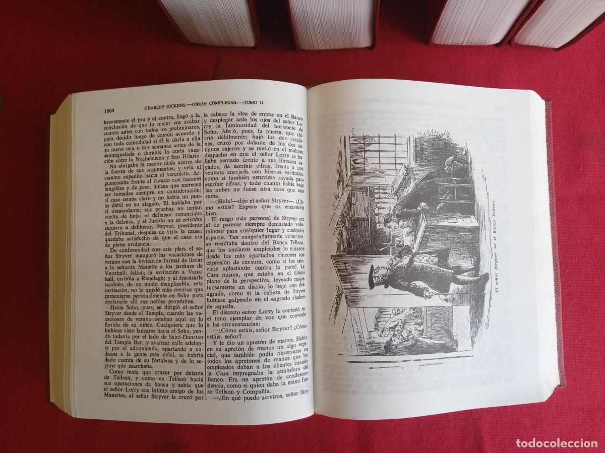 Libros de segunda mano: 6 Libros antiguos Charles Dickens Aguilar - Foto 5