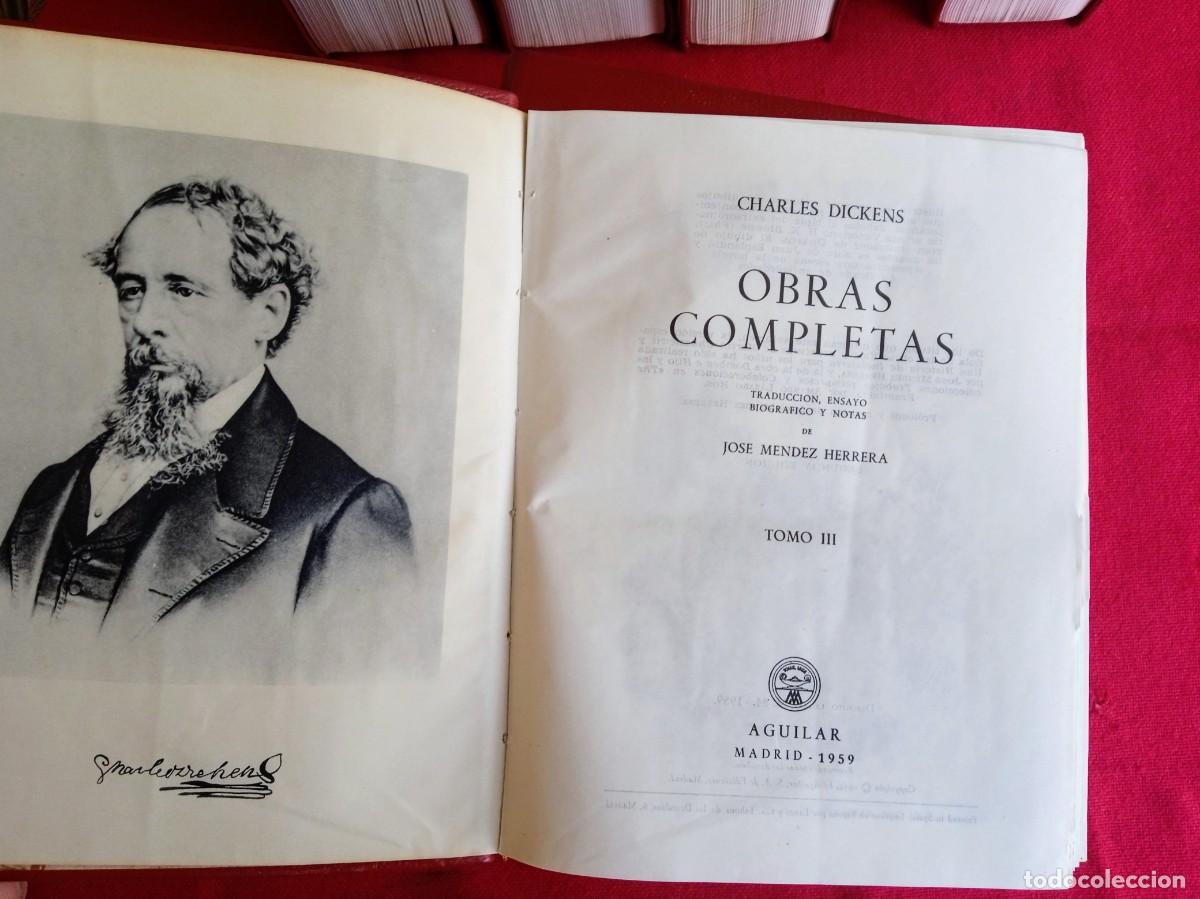 Libros de segunda mano: 6 Libros antiguos Charles Dickens Aguilar - Foto 6