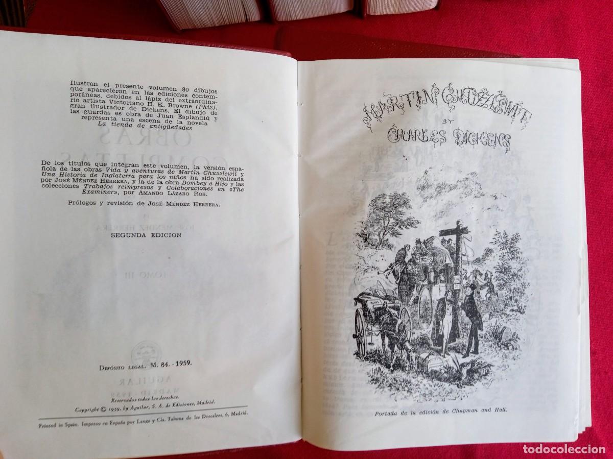 Libros de segunda mano: 6 Libros antiguos Charles Dickens Aguilar - Foto 7