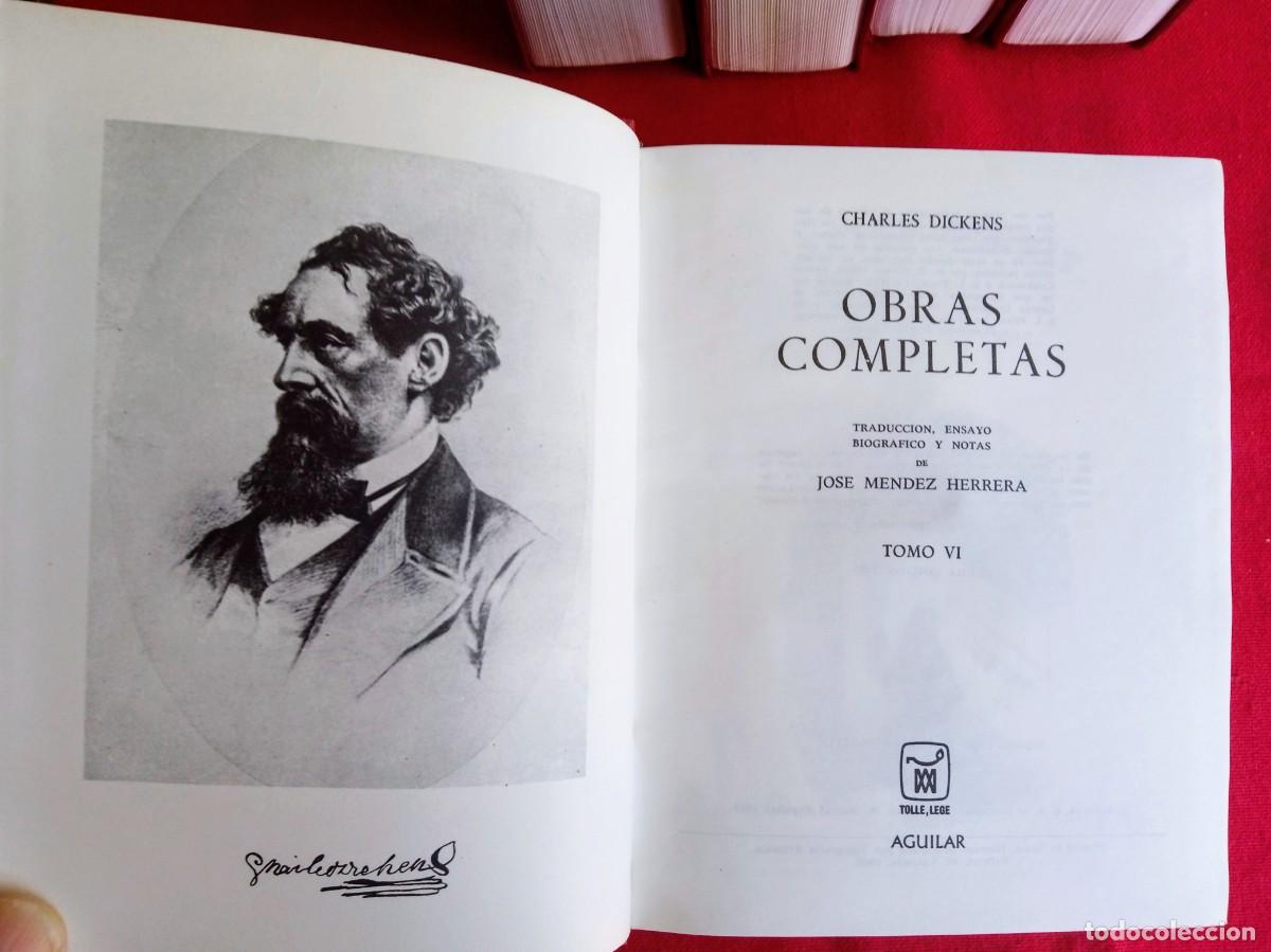 Libros de segunda mano: 6 Libros antiguos Charles Dickens Aguilar - Foto 9