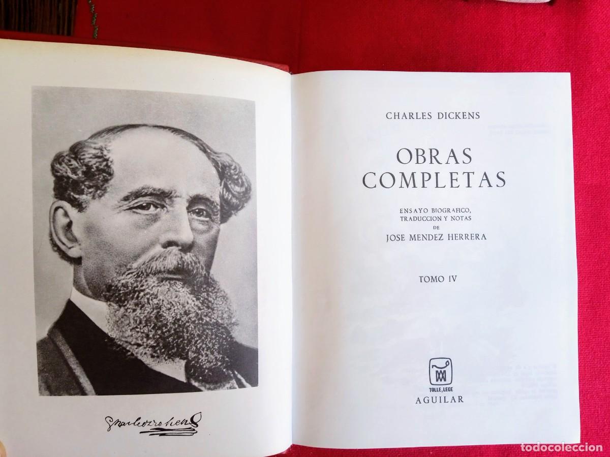Libros de segunda mano: 6 Libros antiguos Charles Dickens Aguilar - Foto 11