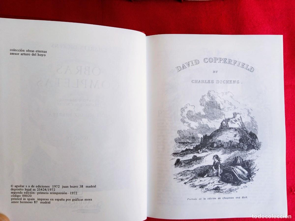 Libros de segunda mano: 6 Libros antiguos Charles Dickens Aguilar - Foto 12