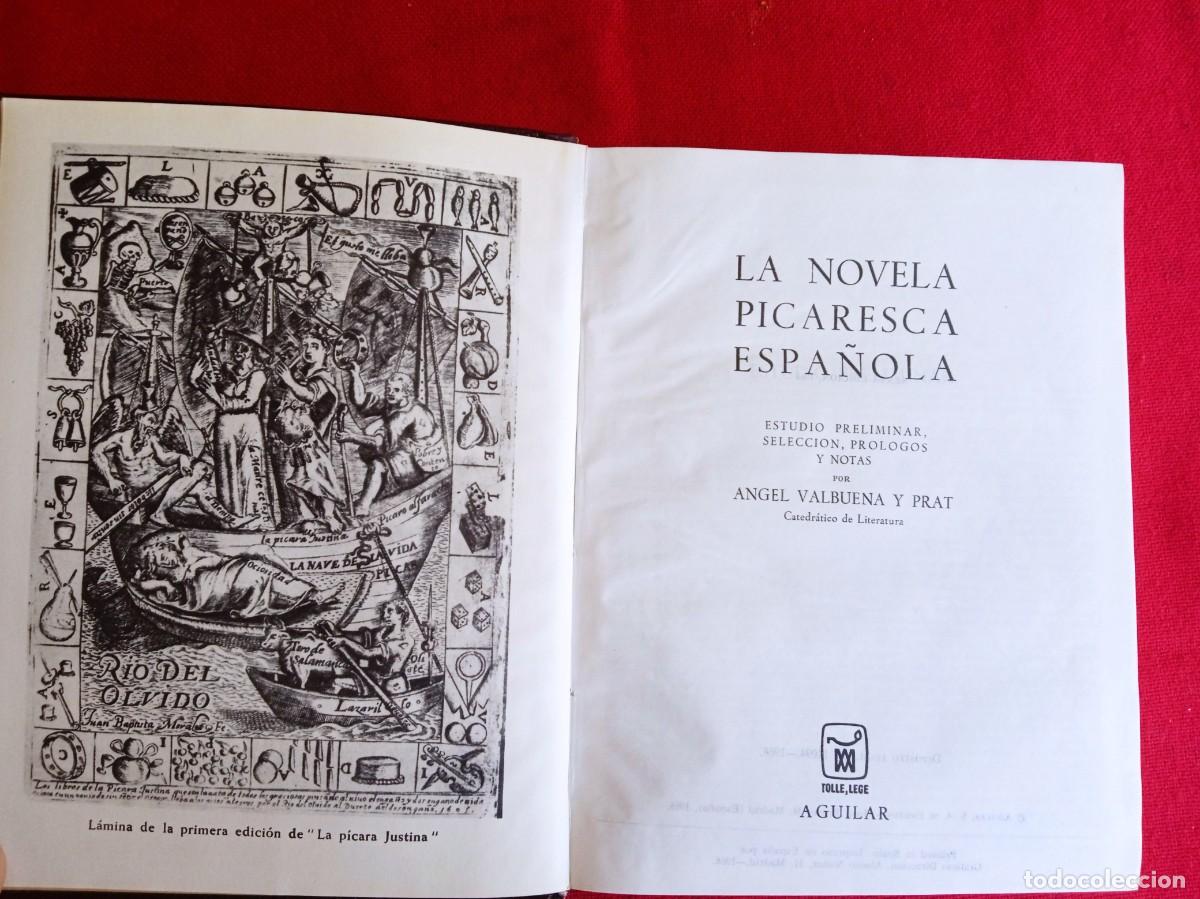 Libros de segunda mano: Libro antiguo La novela picaresca Espa&ntilde;ola Aguilar - Foto 3