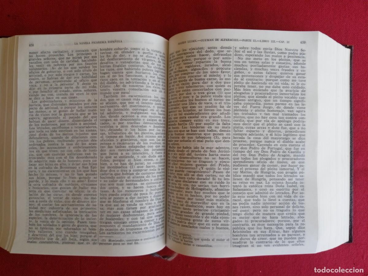 Libros de segunda mano: Libro antiguo La novela picaresca Espa&ntilde;ola Aguilar - Foto 4
