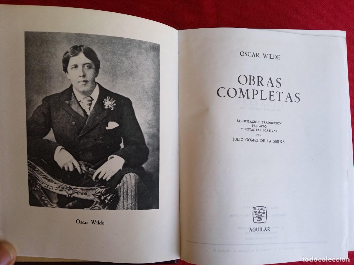Libros de segunda mano: Libro antiguo Oscar Wilde Obras completas Aguilar - Foto 2