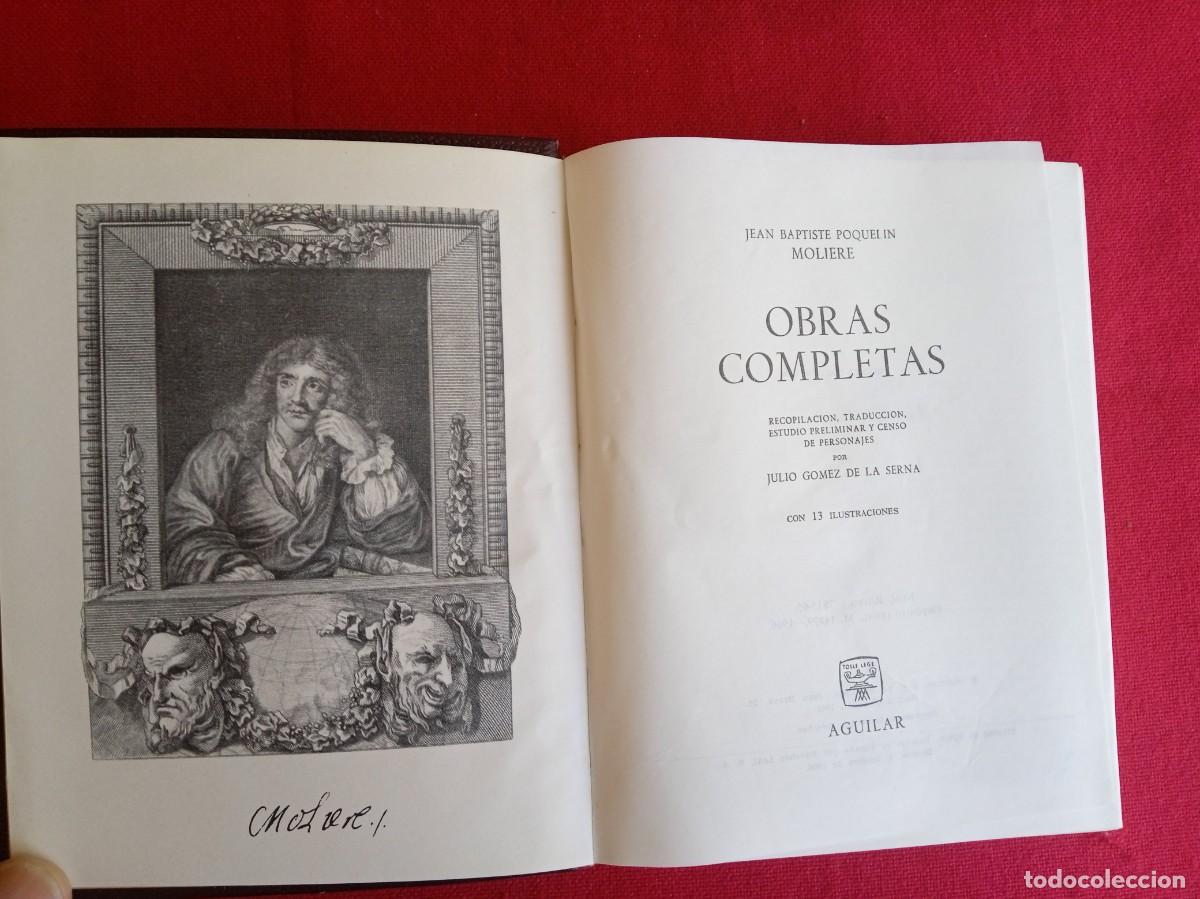 Libros de segunda mano: Libro antiguo Moliere Aguilar Obras completas 1966 - Foto 2