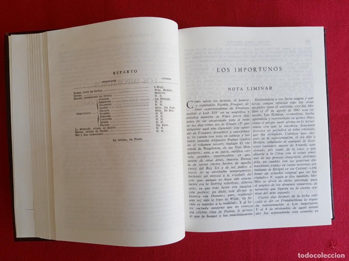Libros de segunda mano: Libro antiguo Moliere Aguilar Obras completas 1966 - Foto 4