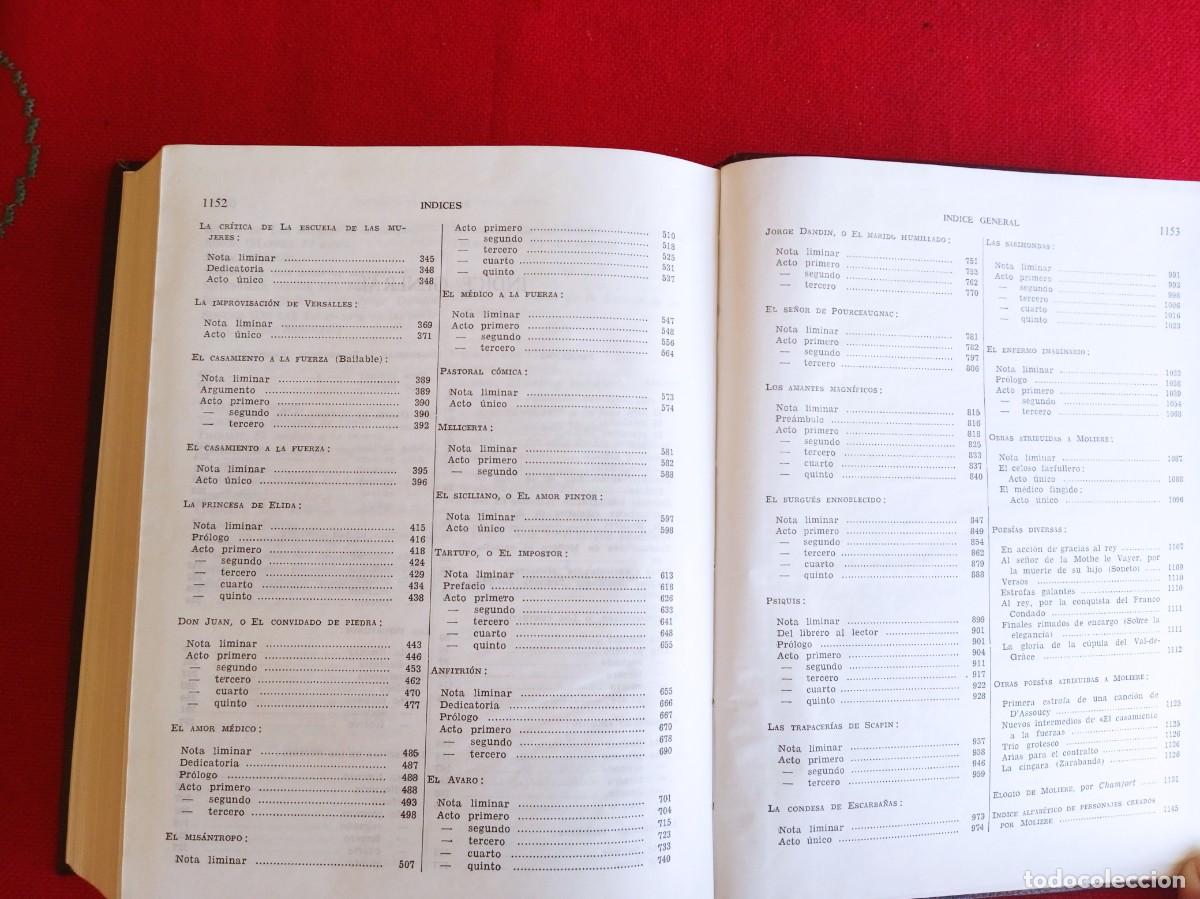 Libros de segunda mano: Libro antiguo Moliere Aguilar Obras completas 1966 - Foto 5