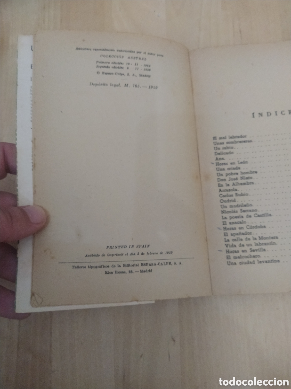 Libros de segunda mano: AZORIN - ESPA&Ntilde;A - COLECCI&Oacute;N AUSTRAL - Foto 2
