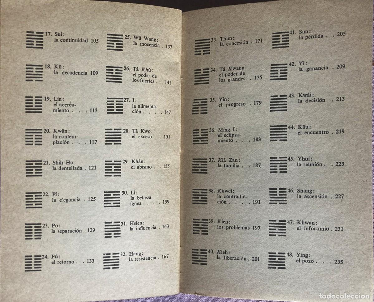 Libros de segunda mano: I CHING. Edici&oacute;n y versi&oacute;n de Mirko Lauer - Foto 4
