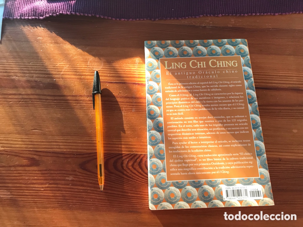 Libros de segunda mano: Ling Chi Ching. El antiguo or&aacute;culo chino tradicional. Luz de oriente - Foto 3